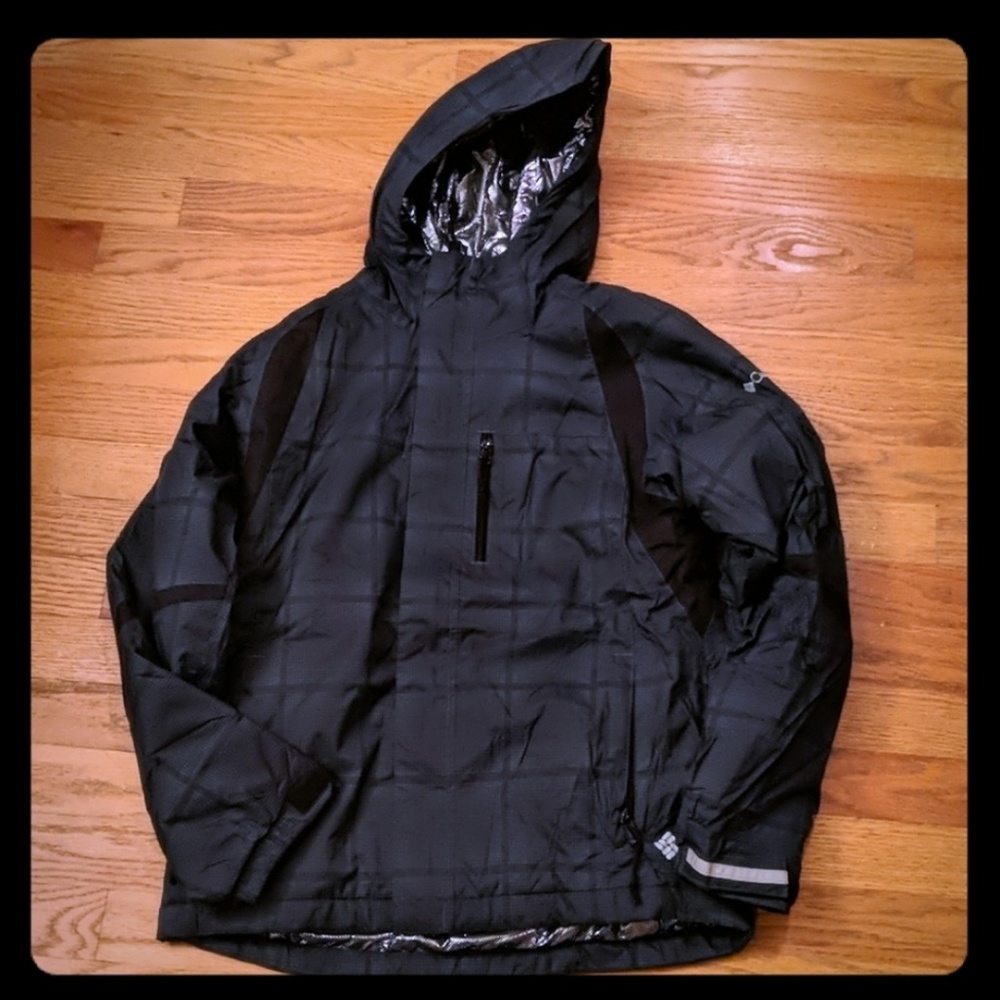 Blue Columbia omniheat ski jacket